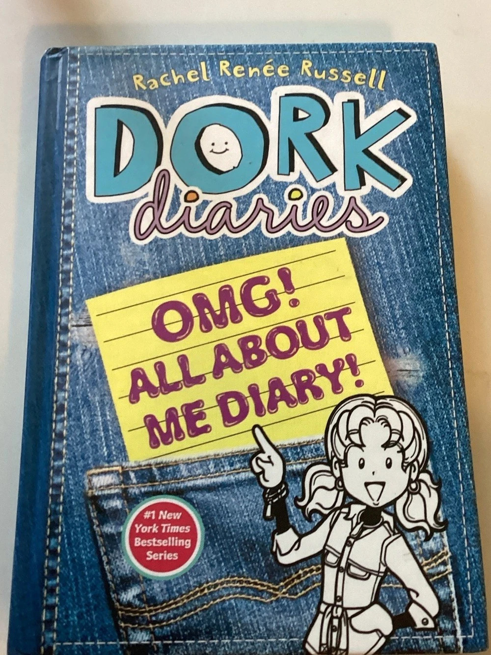 (2 for 25$) Simon & Schuster Dork Diaries: OMG! All About Me Diary! Blue & Yello